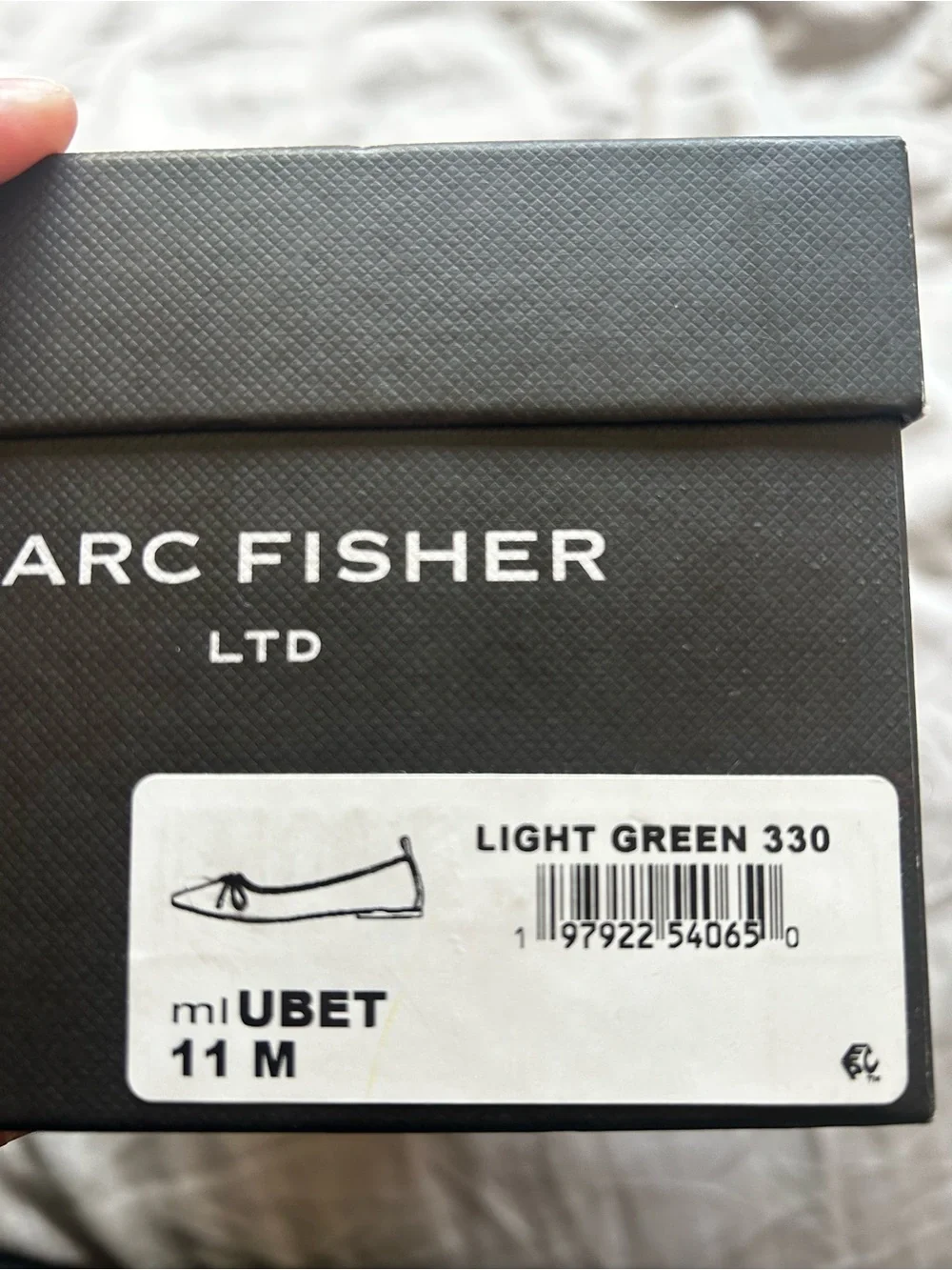 Marc Fisher Light Green Ubet Suede Ballet Flats